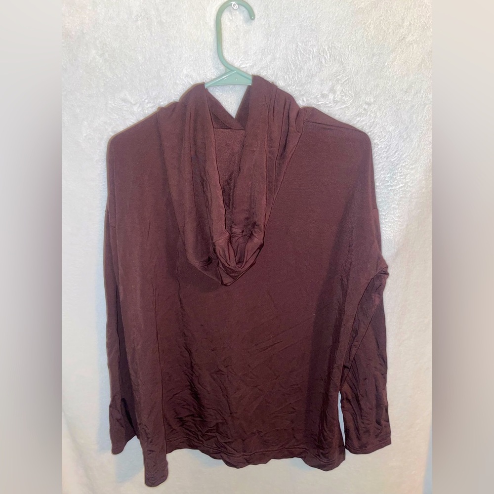 HEAVY BROWN HOODIE SWEATER